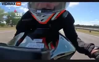 Motorcyclist Hits 173MPH to Thwart a Potential Robbery