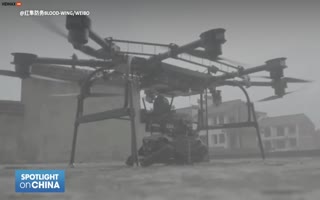 China Now Monitors their Citizenry by Drone Dropping Armed Robots on Roofs