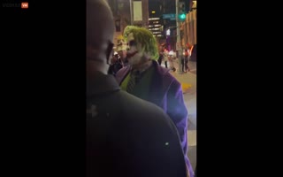 Actor Michael J Ferguson Almost Getting Into An Altercation With Puff Daddy Who Was Dressed As The  Joker In Los Angeles