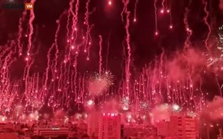 War Hellscape? Nope, just a Badass Fireworks Display with Lighting Alterations and Creepy Music