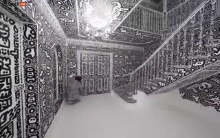 Mr. Doodle Spent 2 YEARS Drawing on Every Square Inch of His House