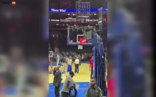 Super Unprofessional! Philly Players and Staff Literally try and Stop an Opposing Player from Shooting Free-Throws AFTER a Loss