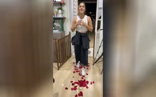 Wife Comes Home To Rose Petals On The Floor Thinking Her Husband Is Getting Romantic, Gets A Rude Awakening