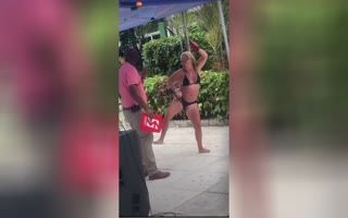 Drunk Karen Attacks the DJ Because She Doesn't like Island Music on her Bahamas Vacation