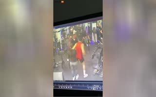 Two Meatheads Passing Each Other In The Gym Results In Level 10 Roid Rage