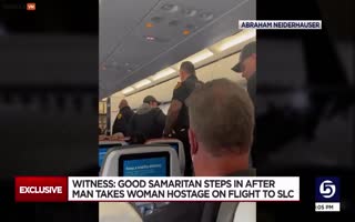 Man Holds Woman Hostage With A Razor Blade On Flight From New York To Utah