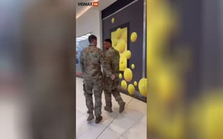 Massive Racist Tells Black Soldiers To Stay Away From White Women In Polish Mall