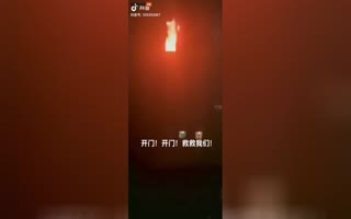 Residential Skyscraper Fire in Urumqi, China Leads to Screams of Terror