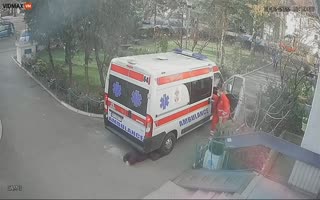 Serbian Medics RUN OVER a Guy, then Take their Time Pulling off him