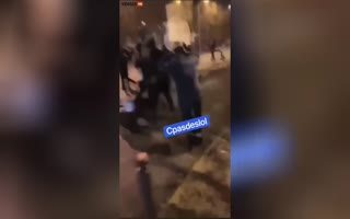 Streets of Rage! Montpelier, France Turns into a Warzone, French Citizen Runs over a Morrocan FIFA Rioter