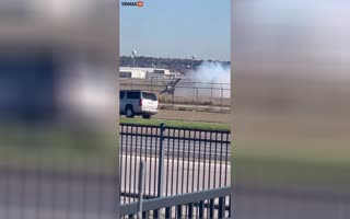 Female Pilot Does Everything Right, STOL Variant F-35 B Landing Gear has Other Plans at JRB Fort Worth