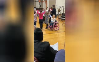 Infuriating Video Shows Teacher Leave Little Girl In Wheelchair Out Of School Performance