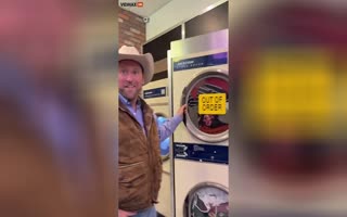 Badass Texas Laundromat May Be The Coolest With Its Hidden Club Hidden Behind Out Of Order Machines