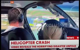 4 Dead, 3 in Critical Condition after an Austrlian Helicopter Drivers Collide after one Is Tapped on the Shoulder