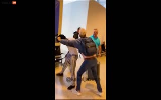 YouTube Prank Goes Wrong! Guy Starts Assaulting Everyone in Sight over his Luggage