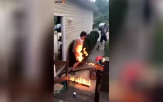 Hey, Let's Make A Flame Thrower Out Of A Shop-Vac And Some Gasoline, What Could Go Wrong?