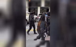 Armed BLM Members March And Demand Reparation In Virginia