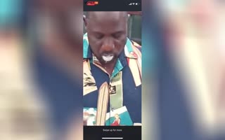 Nigeran Drug Dealer Gets Busted, Beaten and Forced to Eat his Product