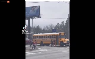 Bus Driver Ordered Back to School Due to a Fight Gets Assaulted, Kids Ripped from Windows