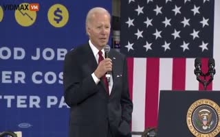 Not a Brain Cell Left! Biden Mocks People Who Think He's Dumb, then Call's on a Nonexistent Congressman named 'Doug'