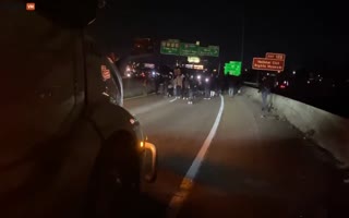 Tyre Nichols Protesters Shut Down Highway In Memphis