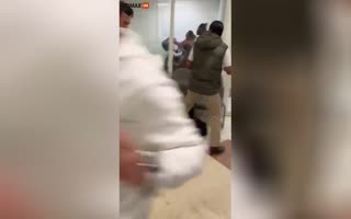 Man Gets Into Wild Brawl With Staff At Cancun Airport