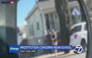 After Gov Newsom Signs Bill Making It Legal To Solicit, Prostitutes Start Working In Front Of Oakland School