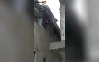 NSFW: Horrific Video Shows Young Child Dangling from a Collapsed Building by a Crushed Leg After Massive Earthquake In Turkey