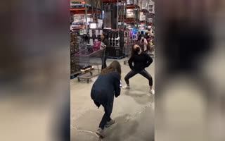 Shameless TikToker Dances in the Middle of a Main Aisle inside a Store