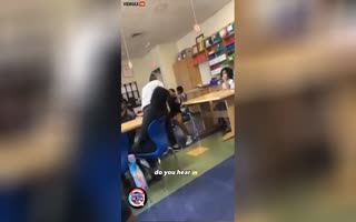 Charlotte Teacher On Suspension after Slamming a Kid in his Chair, Asks If His Dad Beats His Mom