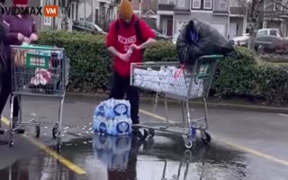 Homeless are Emptying Taxpayer Funded Water Bottles for $2.60 in Recycling Money To Buy Cheap Fentanyl