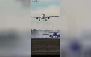 FedEx Pilot Aborts a Landing after the Tower Allowed a Southwest Plane to Takeoff