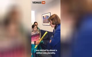 DAMN! Retiring Democrat Sen. Dianne Feinstein Scolds a Group of Kids Asking Climate Change Questions