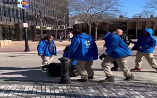 Contracted City of Evanston, IL Employees Jump an Old Man After a Verbal Altercation