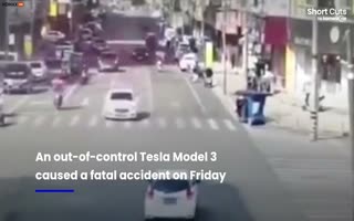 Out Of Control Tesla That May Have Malfuctioned Crashes Hard In China, Killing Passenger And Sending Driver Into Coma