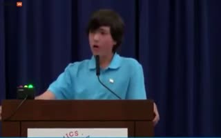Kid Leaves his Entire Schoolboard Speechless Exposing the Leftist Indoctrination Going on in his Now FORMER School