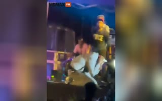 Arabic Singer Gets Struck By A Drone Filming His Concert