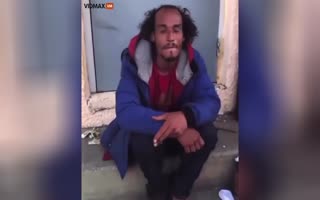 Guy Spots His Now Homeless High School Bully and Berates Him on Camera