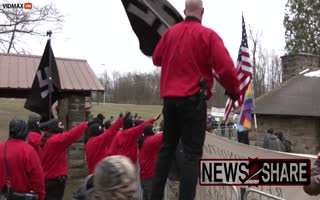 Things Overboil At Ohio Drag Show As Actual Nazis Show Up To Protest, Chant Seig Heil