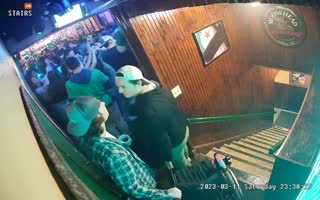 Mercyhurst University Hockey Player Shoves a Disabled Students Wheelchair Down the Stairs at a Bar