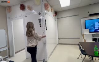 Incredible New Folding Wall Technology Allows Teachers to Secure their Classrooms in Seconds with Bulletproof Walls