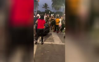 Spring Break In Miami Goes Off The Rails As People Jump On Cars, City Invokes Curfew After 2 Shootings