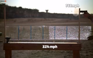 Incredible Video Shows Glass Breaks WAY Faster than a Bullet Travels