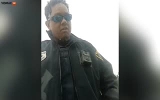 Serving the Citizens of Houston by Running them off the Road and then Trying to Fight them, Houston Cop Caught on Cam