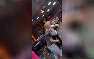 Crazy Brawl At Lounge Leaves One Girl Hit In The Face With A Chair, Another Knocked Out