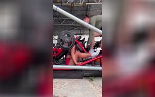 Terrifying Moment Gym Equipment Snaps, Folding a Female Bodybuilder Like a Cheap Chair, Sustained Back Injuries