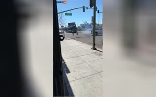 Man Walking His Dog Is Struck By Pickup Truck Doing Illegal Donuts In Oakland