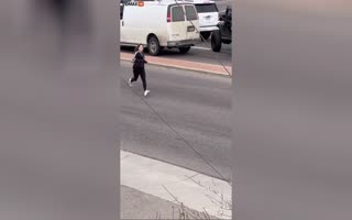 Bonkers Hit and Run in Colorado Caught on Camera from Multiple Angles, Hot Chick Flees in Yoga Pants