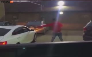 'Wanna Get Shot' Car Stops in the Hood, Rolls Down the Window, and A Thug Shoots them at Point Blank Range