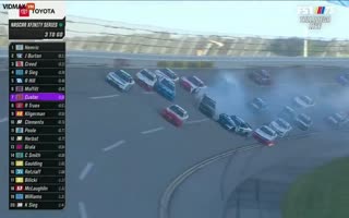 HOLY CRAP! Nascar Fans Just FEET From a Car That Gets DESTROYED Along the Fence, Parts Fly Everywhere